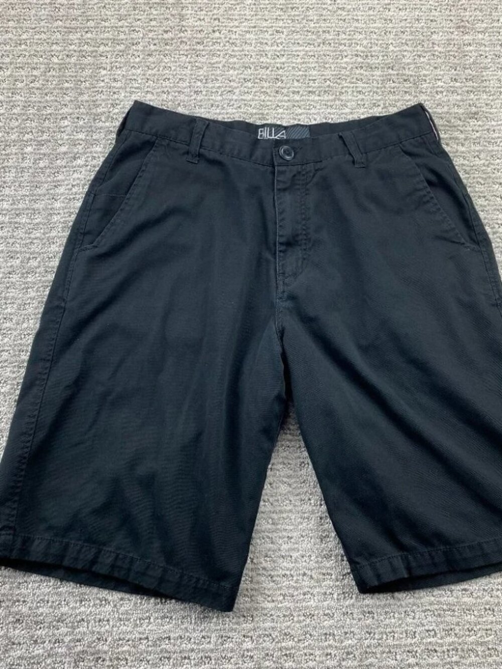 Billabong Chino Shorts Men 31 Black Short Pants Casual Outdoor Golf Poly Cotton
